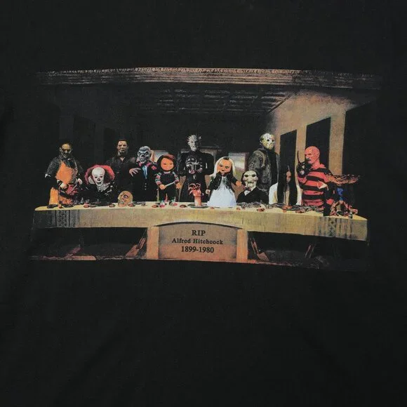 That’s An Awful Lot Of Cough Syrup Last Supper T-shirt Black | ALOCS - Picture 4 of 4